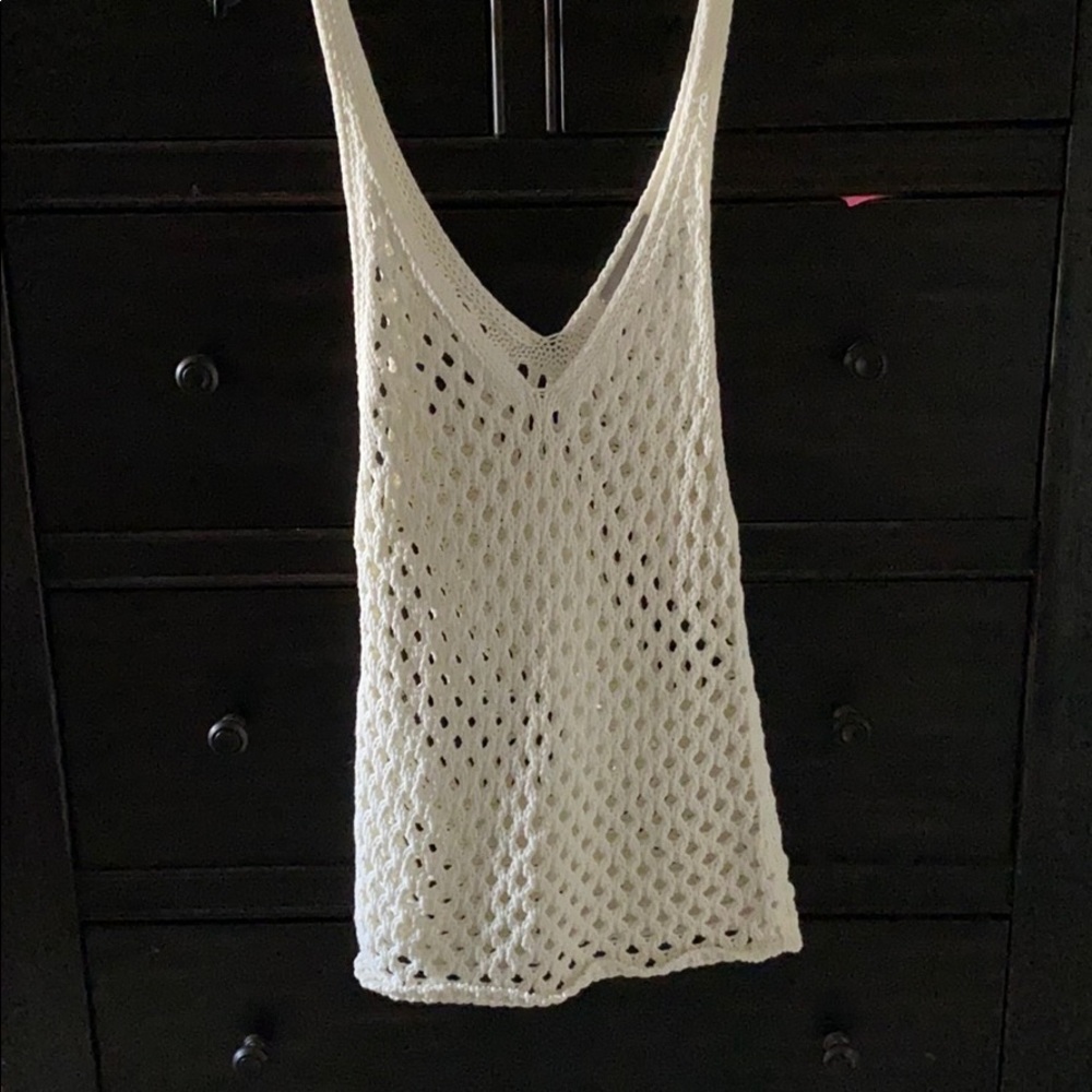Crochet Tank, 7 for All Mankind